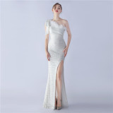 Plus Size Women Sequin Formal Party Evening Dress