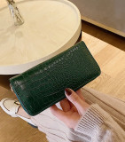 French Pattern Long Zipper Clutch Women's Wallet