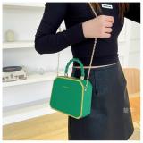 Small Bag Women's Fashion Chain Bag Hard Shell Handbag Shoulder Crossbody Box Bag