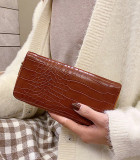 French Pattern Long Zipper Clutch Women's Wallet
