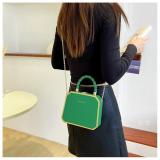 Small Bag Women's Fashion Chain Bag Hard Shell Handbag Shoulder Crossbody Box Bag