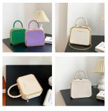 Small Bag Women's Fashion Chain Bag Hard Shell Handbag Shoulder Crossbody Box Bag