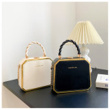 Small Bag Women's Fashion Chain Bag Hard Shell Handbag Shoulder Crossbody Box Bag