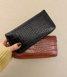French Pattern Long Zipper Clutch Women's Wallet