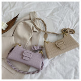 French Armpit Bag Women's Trendy Fashion Crossbody Bag Shoulder Baguette Bag