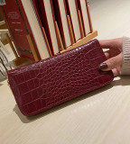 French Pattern Long Zipper Clutch Women's Wallet