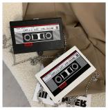 Style Radio Women's Bag Trendy Box Small Square Bag Chain Shoulder Messenger Bag