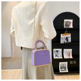 Small Bag Women's Fashion Chain Bag Hard Shell Handbag Shoulder Crossbody Box Bag