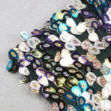 Strapless Slim Fit Feather Tight Fitting Sequin Bodycon Mini Dress