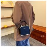 Small Bag Women's Fashion Chain Bag Hard Shell Handbag Shoulder Crossbody Box Bag