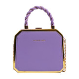 Small Bag Women's Fashion Chain Bag Hard Shell Handbag Shoulder Crossbody Box Bag