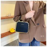 Small Bag Women's Fashion Chain Bag Hard Shell Handbag Shoulder Crossbody Box Bag