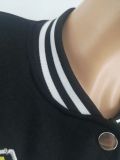 Women's Fashion Casual Jackets Embroidered Baseball Coats
