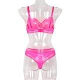 Women's Mesh See-Through Straps Two-Piece Sexy Lingerie Set
