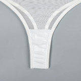 Women's Mesh See-Through Straps Two-Piece Sexy Lingerie Set