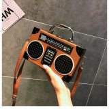 Radio Bag Box Shoulder Crossbody Bag Creative Style Funny Handbag For Women