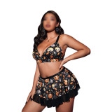 Halloween Sexy Plus Size Lingerie Set