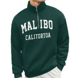 Men's Half-Zip Loose Casual Stand Collar Top