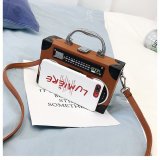 Radio Bag Box Shoulder Crossbody Bag Creative Style Funny Handbag For Women