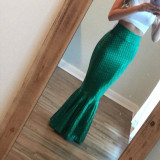 Sexy Mermaid High Waist Fishtail Skirt