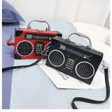 Radio Bag Box Shoulder Crossbody Bag Creative Style Funny Handbag For Women