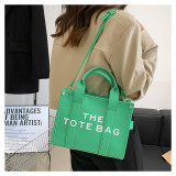 Women Printed Simple Letter Hand Shoulder Crossbody Bag
