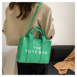 Women Printed Simple Letter Hand Shoulder Crossbody Bag