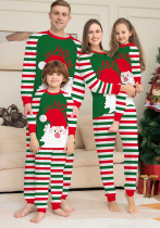 Santa striped Family Pajama two-piece set Santa striped Family Pajama two-piece set