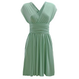 Women Sexy Backless Lace-Up Dress