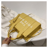 Women Printed Simple Letter Hand Shoulder Crossbody Bag