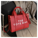 Women Printed Simple Letter Hand Shoulder Crossbody Bag