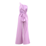 Sexy Women's Fashionable Solid Color Multi-Wear Wide Leg Pants