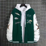 Men's Baseball Uniform Jacket Spring And Autumn Trendy American High Street Young Men's Loose Casual Coat