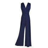 Sexy Women's Fashionable Solid Color Multi-Wear Wide Leg Pants