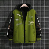Men's Baseball Uniform Jacket Spring And Autumn Trendy American High Street Young Men's Loose Casual Coat