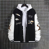 Men's Baseball Uniform Jacket Spring And Autumn Trendy American High Street Young Men's Loose Casual Coat