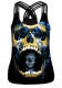Halloween Skull Print Casual Slim Camisole