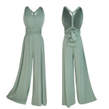 Women Crossover Sleeveless Jumpsuit