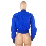 Women Star Embossed Padded Jacket