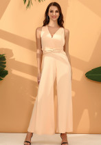 Women Crossover Sleeveless Jumpsuit Women Crossover Sleeveless Jumpsuit