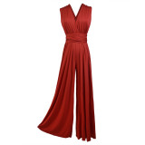 Women Crossover Sleeveless Jumpsuit