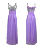 Women Bridal Wedding Sequin Bridesmaid Dresses