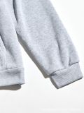 Plain Letter Graphic Oversized Plain Hoodies