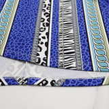 summer Women off shoulder printed dress