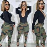 Women Camouflage Cargo Pants