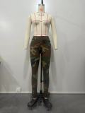 Women Camouflage Cargo Pants