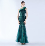 Plus Size Women Sequin Formal Party Evening Dress