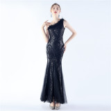 Plus Size Women Sequin Formal Party Evening Dress