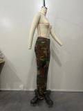 Women Camouflage Cargo Pants