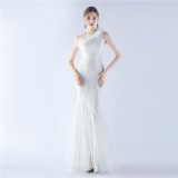 Plus Size Women Sequin Formal Party Evening Dress